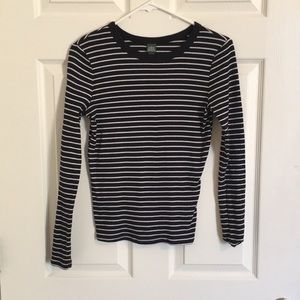 egirl striped undershirt